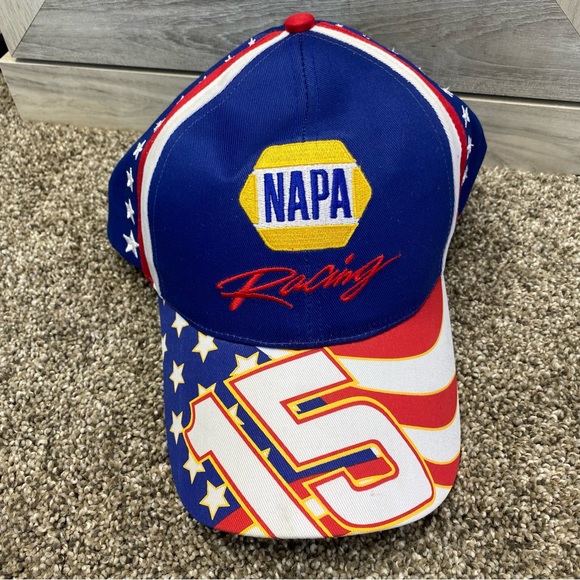 NWOT NAPA Racing 15 Michael Waltrip Adjustable Hat - Picture 1 of 10